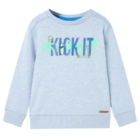 Sudadera para niños azul suave mélange 104 de , Camisetas para niños - Ref: Foro24-11970, Precio: 11,11 €, Descuento: %