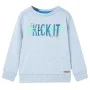 Sudadera para niños azul suave mélange 104 de , Camisetas para niños - Ref: Foro24-11970, Precio: 11,11 €, Descuento: %