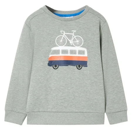 Sudadera para niños caqui claro mélange 128 de , Camisetas para niños - Ref: Foro24-12057, Precio: 10,97 €, Descuento: %