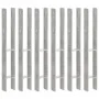 Fence anchors 6 pcs silver galvanized steel 7x6x60 cm by vidaXL, Spikes for anchoring in the ground - Ref: Foro24-145294, Pri...