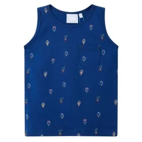 Camiseta sin mangas de niños azul oscuro 116 de , Camisetas para niños - Ref: Foro24-12351, Precio: 7,87 €, Descuento: %