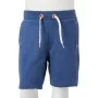 Pantalones cortos de niños con cordón azul oscuro mélange 116 de , Pantalones de niños - Ref: Foro24-12366, Precio: 9,44 €, D...