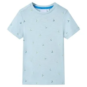 Camiseta infantil azul claro 104 de , Camisetas para niños - Ref: Foro24-11945, Precio: 8,12 €, Descuento: %