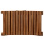 Tumbona con cojín madera maciza de acacia color crema de vidaXL, Tumbonas - Ref: Foro24-46652, Precio: 153,49 €, Descuento: %