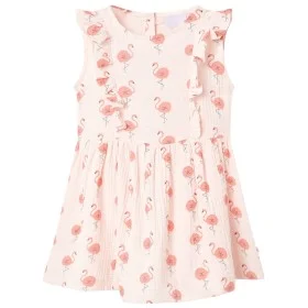 Vestido infantil con volantes rosa suave 104 de , Vestidos de niños - Ref: Foro24-11480, Precio: 10,97 €, Descuento: %