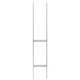 Fence anchors 6 pcs silver galvanized steel 10x6x60 cm by vidaXL, Spikes for anchoring in the ground - Ref: Foro24-145303, Pr...
