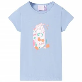 Camiseta infantil azul 116 de , Camisetas para niños - Ref: Foro24-11456, Precio: 7,41 €, Descuento: %