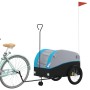 Remolque para bicicleta hierro negro y azul 45 kg de , Remolques para bicicletas - Ref: Foro24-94156, Precio: 97,05 €, Descue...
