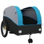 Remolque para bicicleta hierro negro y azul 45 kg de , Remolques para bicicletas - Ref: Foro24-94156, Precio: 97,05 €, Descue...
