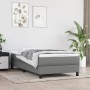 Colchón de muelles ensacados tela gris oscuro 120x190x20 cm de , Colchones - Ref: Foro24-4007142, Precio: 208,42 €, Descuento: %