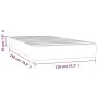 Pocket spring mattress dark gray fabric 120x190x20 cm by , Mattresses - Ref: Foro24-4007142, Price: 226,68 €, Discount: %