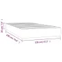 White synthetic leather pocket spring mattress 120x190x20 cm by , Mattresses - Ref: Foro24-4007149, Price: 239,11 €, Discount: %
