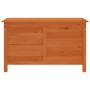 Arcón de jardín madera maciza abeto 99x49,5x58,5 cm de , Cajas de almacenaje para exteriores - Ref: Foro24-364755, Precio: 11...