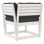 Set sofás jardín 5 pzas con cojines madera maciza pino blanco de , Conjuntos de jardín - Ref: Foro24-3217001, Precio: 640,04 ...