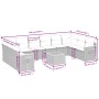 Set de sofás de jardín 11pzas con cojines ratán sintético beige de , Conjuntos de jardín - Ref: Foro24-3259574, Precio: 674,4...