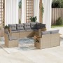 Juego de sofás de jardín con cojines beige 8 pzas ratán PE de , Conjuntos de jardín - Ref: Foro24-3259406, Precio: 579,20 €, ...