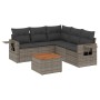 Set de muebles de jardín 6 pzas y cojines ratán sintético gris de , Conjuntos de jardín - Ref: Foro24-3256893, Precio: 382,08...