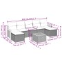 Juego de sofás de jardín con cojines beige 8 pzas ratán PE de , Conjuntos de jardín - Ref: Foro24-3260322, Precio: 479,06 €, ...