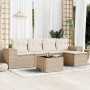 Juego de sofás jardín con cojines 6 pzas ratán sintético beige de , Conjuntos de jardín - Ref: Foro24-3254835, Precio: 446,78...