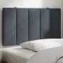 Dark gray velvet padded headboard 80 cm by , Headboards and footboards - Ref: Foro24-374644, Price: 37,13 €, Discount: %