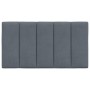 Cabecero de cama acolchado terciopelo gris oscuro 80 cm de , Cabeceros y pies de cama - Ref: Foro24-374644, Precio: 39,22 €, ...