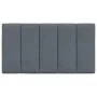 Dark gray velvet padded headboard 80 cm by , Headboards and footboards - Ref: Foro24-374644, Price: 37,13 €, Discount: %