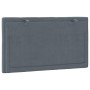Cabecero de cama acolchado terciopelo gris oscuro 80 cm de , Cabeceros y pies de cama - Ref: Foro24-374644, Precio: 39,22 €, ...