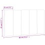 Cabecero de cama acolchado terciopelo gris oscuro 80 cm de , Cabeceros y pies de cama - Ref: Foro24-374644, Precio: 39,22 €, ...