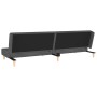 Sofá cama de 2 plazas con dos almohadas tela gris oscuro de , Sofás - Ref: Foro24-375888, Precio: 254,91 €, Descuento: %