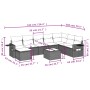 Set de muebles de jardín 9 pzas y cojines ratán sintético gris de , Conjuntos de jardín - Ref: Foro24-3252907, Precio: 567,80...