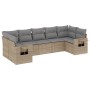 Set sofás de jardín 7 piezas y cojines ratán sintético beige de , Conjuntos de jardín - Ref: Foro24-3252926, Precio: 492,87 €...