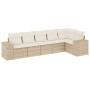 Juego de sofás jardín con cojines 6 pzas ratán sintético beige de , Conjuntos de jardín - Ref: Foro24-3222587, Precio: 418,28...