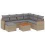 Juego de sofás de jardín con cojines beige 8 pzas ratán PE de , Conjuntos de jardín - Ref: Foro24-3258615, Precio: 490,79 €, ...