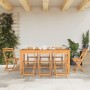 Sillas de terraza plegables 8 uds madera maciza de acacia en Sillas de jardín | Comprar online en Foru.es