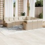 Set de sofás de jardín 12 pzas y cojines ratán sintético marrón de , Conjuntos de jardín - Ref: Foro24-3258985, Precio: 842,8...