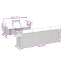 Set de sofás de jardín 8 pzas y cojines ratán sintético gris de , Conjuntos de jardín - Ref: Foro24-3259050, Precio: 521,63 €...