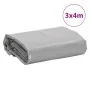 Lona gris 3x4 m 650 g/m² de , Lonas impermeables - Ref: Foro24-156109, Precio: 71,92 €, Descuento: %