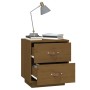 Mesita de noche madera maciza de pino marrón miel 40x34x45 cm de vidaXL, Mesitas de noche - Ref: Foro24-818331, Precio: 67,06...