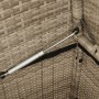 Banco de jardín con cojines ratán sintético beige de , Bancos de jardín - Ref: Foro24-365764, Precio: 189,91 €, Descuento: %