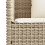 Banco de jardín con cojines ratán sintético beige de , Bancos de jardín - Ref: Foro24-365764, Precio: 189,91 €, Descuento: %