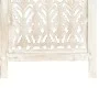 Biombo 5 paneles tallado a mano madera mango blanco 200x165 cm de vidaXL, Divisores de ambientes - Ref: Foro24-285331, Precio...