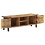 Mueble de TV madera maciza de mango 110x35x40 cm de , Almacenamiento para CD y DVD - Ref: Foro24-372722, Precio: 175,14 €, De...