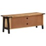 Mueble de TV madera maciza de mango 110x35x40 cm de , Almacenamiento para CD y DVD - Ref: Foro24-372722, Precio: 175,14 €, De...