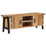 Mueble de TV madera maciza de mango 110x35x40 cm de , Almacenamiento para CD y DVD - Ref: Foro24-372722, Precio: 175,14 €, De...