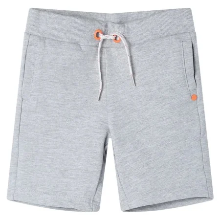 Pantalón corto de niños con cordón gris 128 de , Pantalones de niños - Ref: Foro24-12372, Precio: 9,44 €, Descuento: %