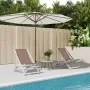 Sillas de playa plegables 2 uds aluminio y textilene marrón de , Sillas de jardín - Ref: Foro24-360170, Precio: 103,79 €, Des...