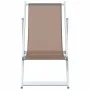 Sillas de playa plegables 2 uds aluminio y textilene marrón de , Sillas de jardín - Ref: Foro24-360170, Precio: 103,79 €, Des...