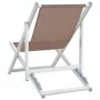 Sillas de playa plegables 2 uds aluminio y textilene marrón de , Sillas de jardín - Ref: Foro24-360170, Precio: 103,79 €, Des...