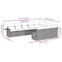 Set de sofás de jardín 10 pzas con cojines ratán sintético gris de , Conjuntos de jardín - Ref: Foro24-3253027, Precio: 604,7...