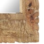 Espejo de madera maciza de mango 50x50 cm en Espejos | Comprar online en Foru.es